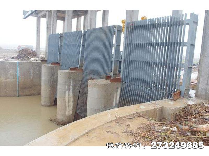 汨罗水站进水口拦污栅